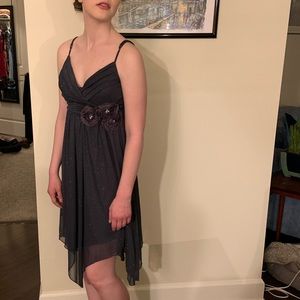Midnight blue homecoming dress